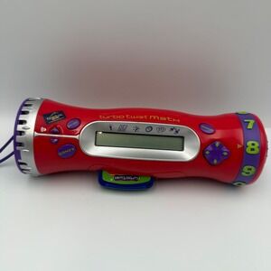 LeapFrog Turbo Twist Math Quantum Leap Red Handheld Learning Game Grades 3 & 4